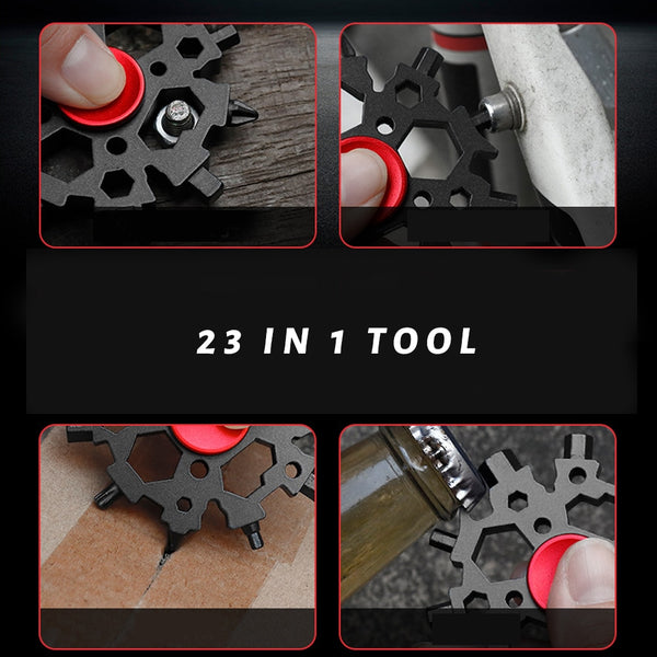 23-in-1 Snowflake Wrench Tool: Spin, Survive, and Thrive in Style!
