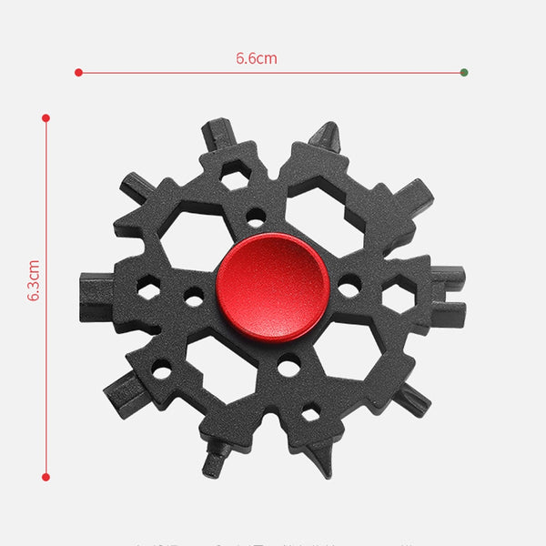 23-in-1 Snowflake Wrench Tool: Spin, Survive, and Thrive in Style!