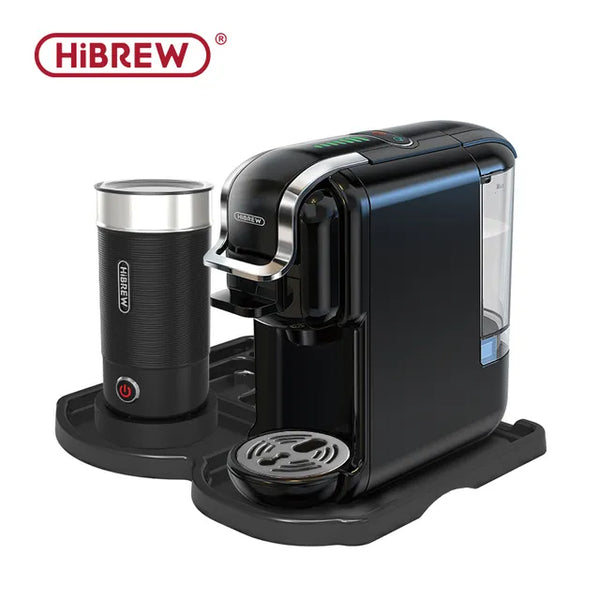 5-in-1 Capsule Coffee Machine - Hot/Cold, Dolce Gusto, Nespresso, ESE Pod, Ground Coffee - 19Bar