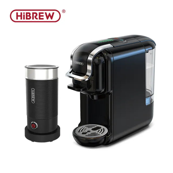5-in-1 Capsule Coffee Machine - Hot/Cold, Dolce Gusto, Nespresso, ESE Pod, Ground Coffee - 19Bar