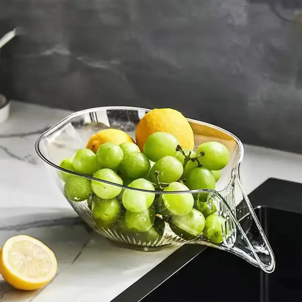 Chic Kitchen Savior: Multipurpose Sink Colander - High-Quality PET, Trendy Design for Stylish Kitchens