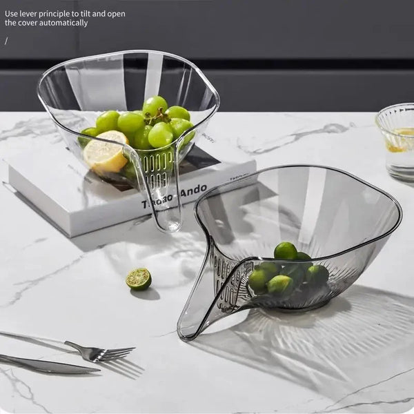 Chic Kitchen Savior: Multipurpose Sink Colander - High-Quality PET, Trendy Design for Stylish Kitchens