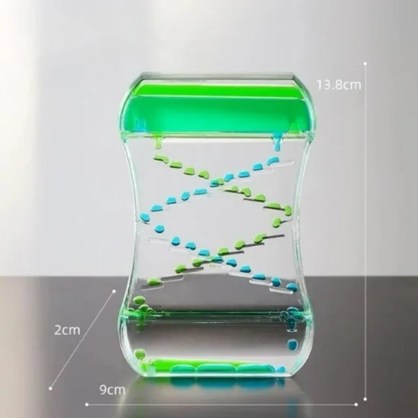 Creative Liquid Sports Oil Drop Hourglass - Stress Relieving Toy for Kids & Home Décor Gift