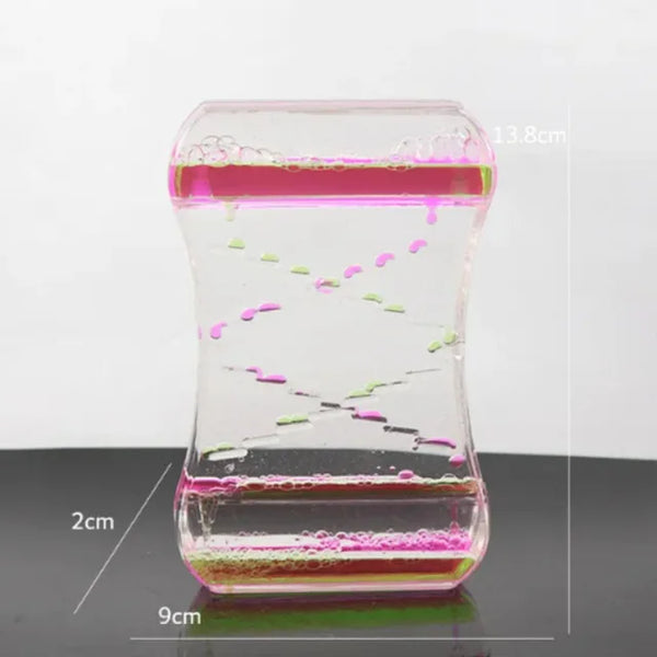 Creative Liquid Sports Oil Drop Hourglass - Stress Relieving Toy for Kids & Home Décor Gift