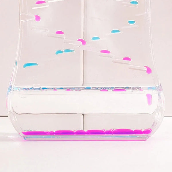 Creative Liquid Sports Oil Drop Hourglass - Stress Relieving Toy for Kids & Home Décor Gift