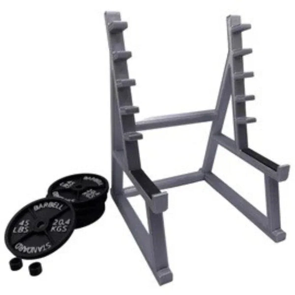 Portable Gym Theme Pen Storage Squat Rack โ Decorative Desk Barbell Rack Pen Holder Display Stand