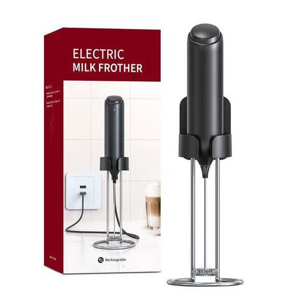 Ultimate Handheld Milk Frother - USB Rechargeable for Coffee Lattes, Cappuccinos, and More!