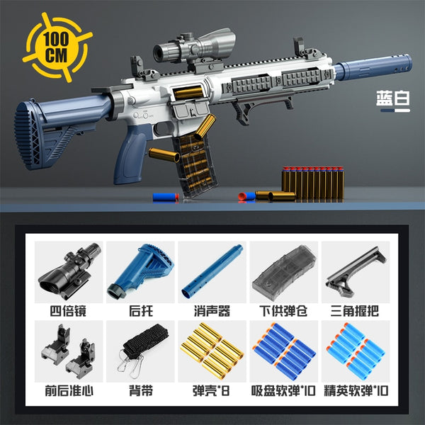 M416  Soft Bullet Toy Gun EVA Sniper Rifle Manual Loading