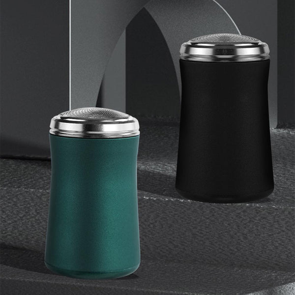 Ultimate Grooming On-the-Go: Rechargeable Wet-Dry Pocket Electric Razor - Your Portable Mini Beard Shaver for Men