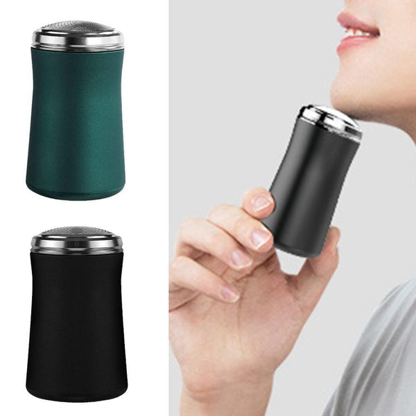 Ultimate Grooming On-the-Go: Rechargeable Wet-Dry Pocket Electric Razor - Your Portable Mini Beard Shaver for Men