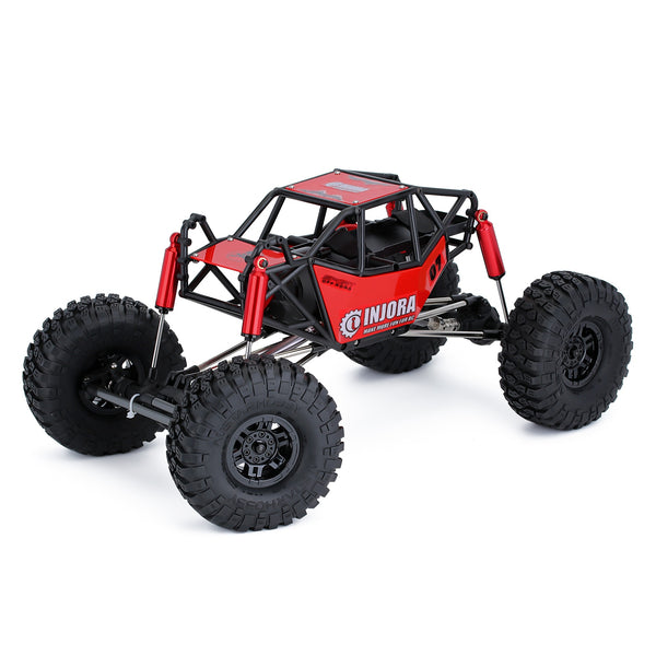 INJORA 310mm Wheelbase Rock Buggy Chassis With Tube Roll Cage for 1/10 RC Crawler Car Axial SCX10 90046 TRX4