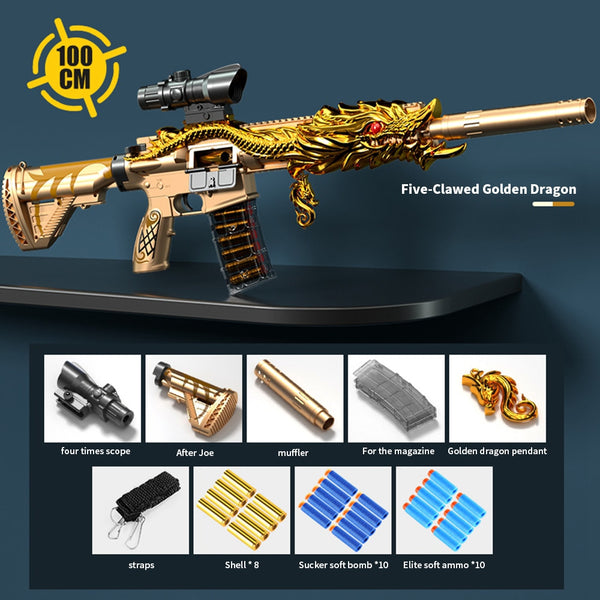 M416  Soft Bullet Toy Gun EVA Sniper Rifle Manual Loading