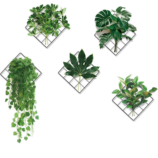 Nature-inspired Green Plant Wall Stickers