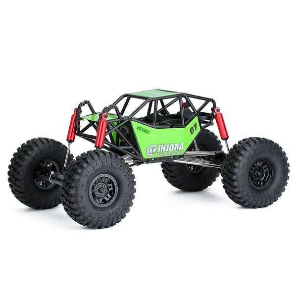INJORA 310mm Wheelbase Rock Buggy Chassis With Tube Roll Cage for 1/10 RC Crawler Car Axial SCX10 90046 TRX4