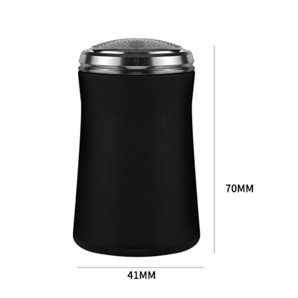 Ultimate Grooming On-the-Go: Rechargeable Wet-Dry Pocket Electric Razor - Your Portable Mini Beard Shaver for Men