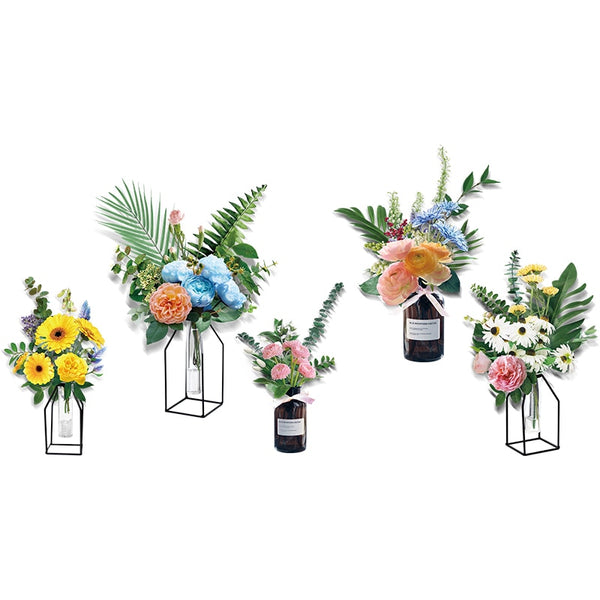 Nature-inspired Green Plant Wall Stickers