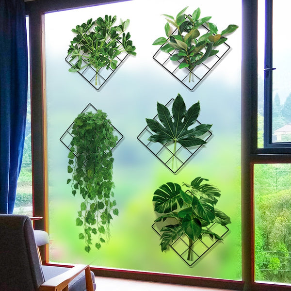 Nature-inspired Green Plant Wall Stickers