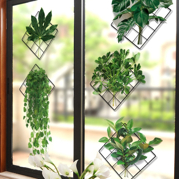Nature-inspired Green Plant Wall Stickers