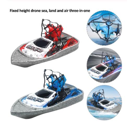 RC Boat Flying Air Boat RC-Controlled Machine Birthday Christmas Gifts Toys for Kids - Shopsteria