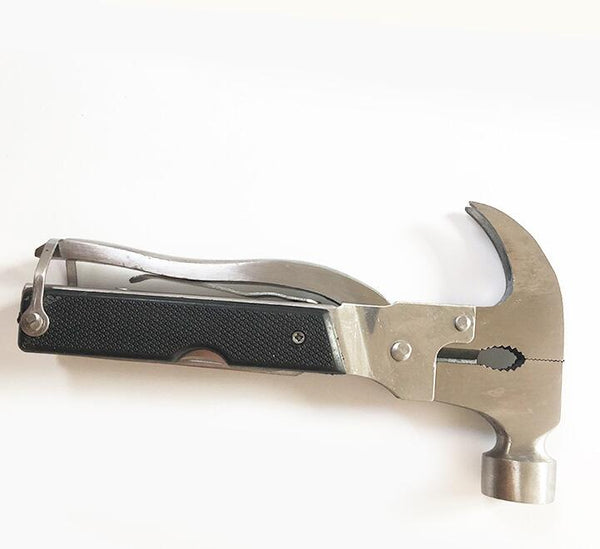 TAC TOOL 18 IN 1  Camping Multi Tools Multifunction Claw Hammer Outdoor Survival Gear Folding - Shopsteria