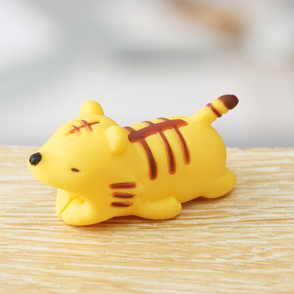 Cable Protector for iPhone Cable Charger USB Cable Winder Holder Accessory Organizer Cute Animal Doll Model Funny - Shopsteria