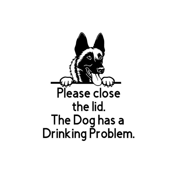 Dog Stickers Prompt Closing Door Stickers Living Room Bedroom Refrigerator Wall Toilet Stickers Decorative Stickers - Shopsteria