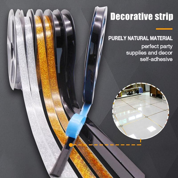 New Self-adhesive Ceramics Tile waterproof Edges Tape Decorative Corner Side Edges Strip - Shopsteria
