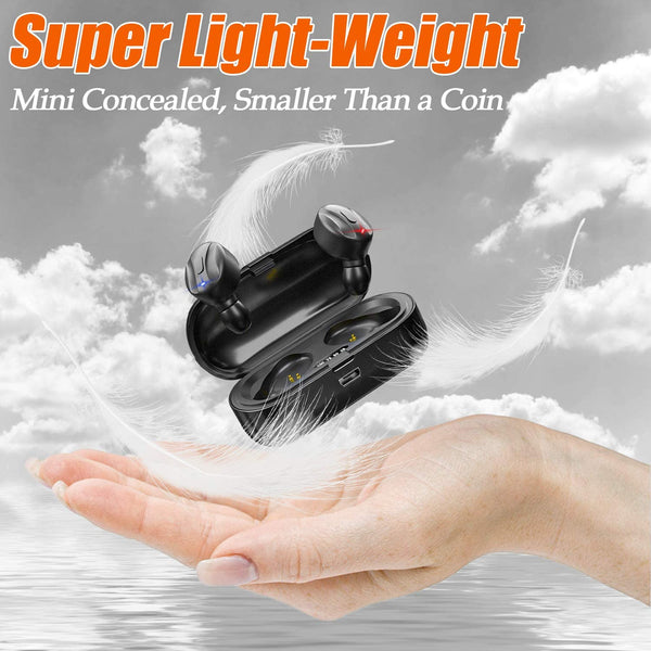 Bluetooth V5.0 Earphones TWS True Wireless Headphones In-Ear Earbuds Waterproof Mini Headsets HiFI Stereo Sports Earpiece - Shopsteria