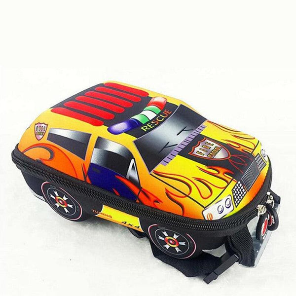3D Car children school bags for boys lovely Toddler children's backpacks kids backpack for children - Shopsteria