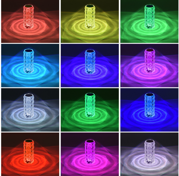Acrylic Crystal Touch Table Lamp - Shopsteria
