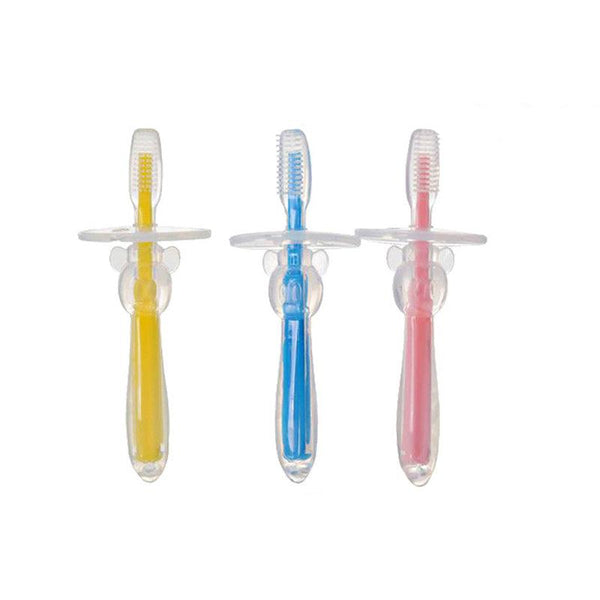 1pc Silicone Baby Teether Teeth Training Tool Kids Toothbrushes Newborn Baby Infant Dental Oral Care Brush Tool Soft Chew Toy - Shopsteria