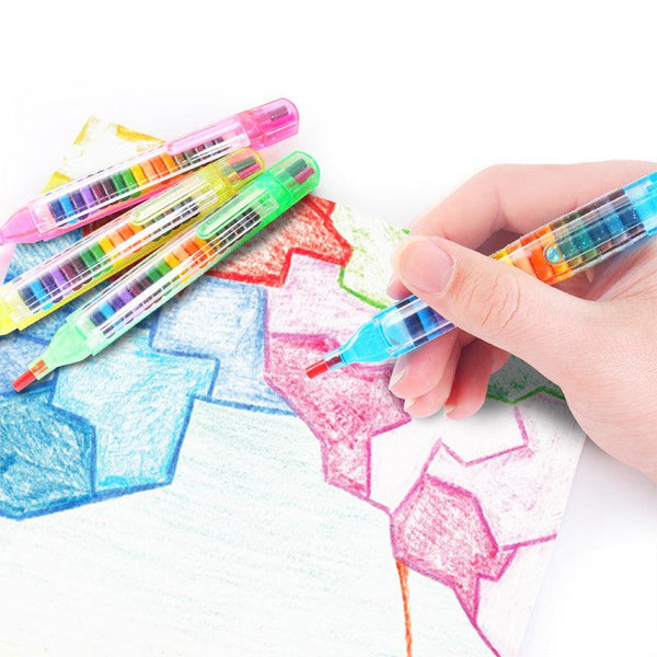 20 Colors/pcs Cute Crayons Oil Pastel Creative Colored Graffiti Pen For Kids Painting Drawing Supplies Student Stationery Crayons| - Shopsteria