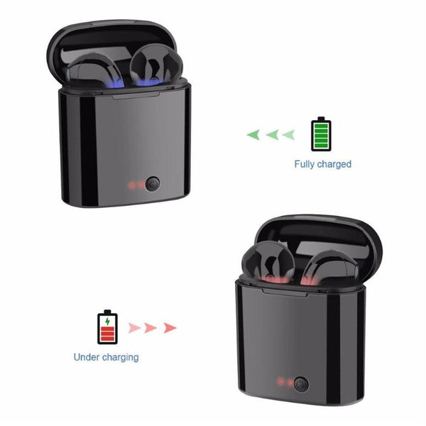 i7s TWS Mini Wireless Bluetooth Earphone Stereo Earbud Headset With Charging Box Mic For Iphone Xiaomi All Smart Phone air pods - Shopsteria007