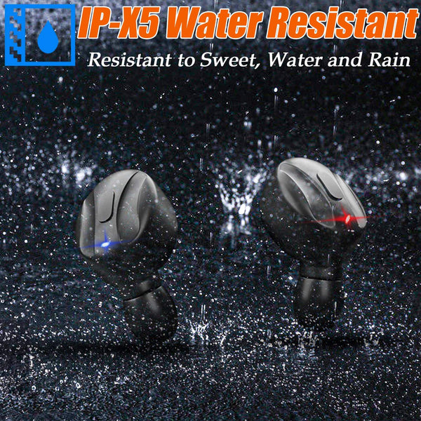 Bluetooth V5.0 Earphones TWS True Wireless Headphones In-Ear Earbuds Waterproof Mini Headsets HiFI Stereo Sports Earpiece - Shopsteria