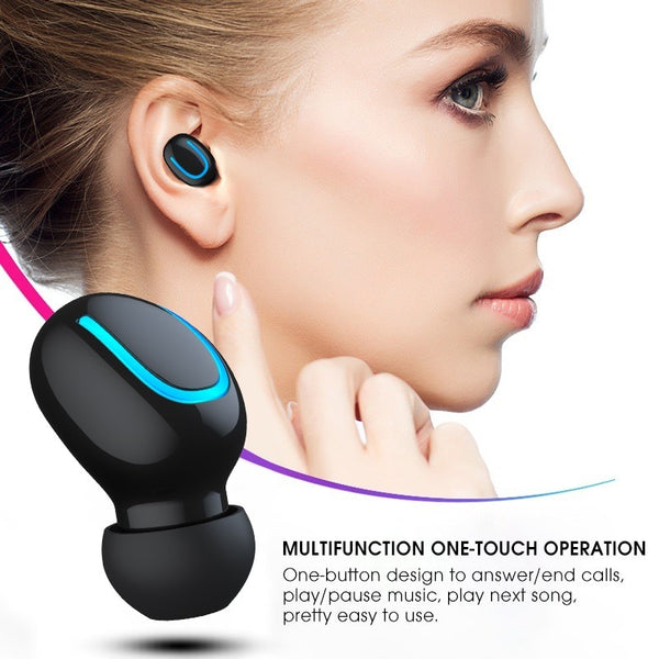 Bluetooth 5.0 Earphones Wireless Headphones Earphone Handsfree Headphone Sports Earbuds Gaming Headset - Shopsteria