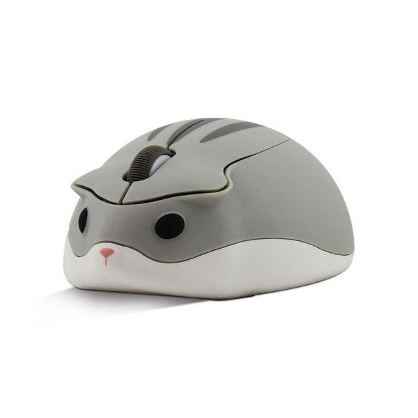 2.4G Wireless Optical Mouse Cute Hamster Cartoon Computer Mice Ergonomic Mini 3D Office Mouse For Kid Girl Gift PC Tablet - Shopsteria