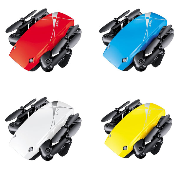 Mini Drone With Options of Camera or No Camera Foldable RC Quadcopter Altitude Hold Helicopter WiFi FPV Micro Pocket Drone - Shopsteria