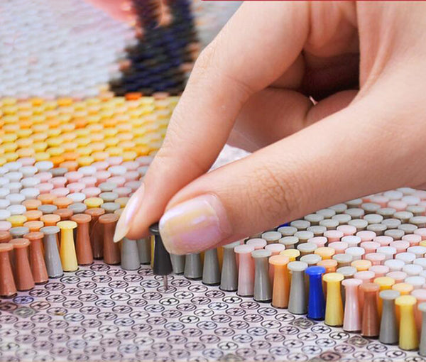 Pushpin painting (DIY Custom photo puzzles) - Shopsteria
