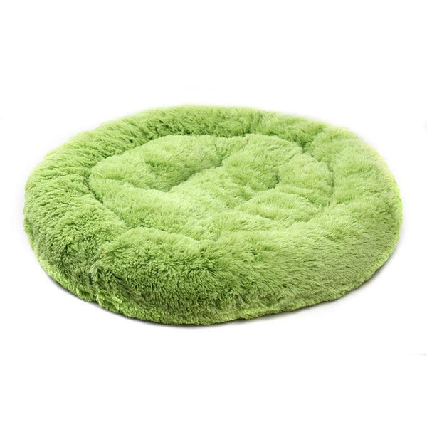 22*22 Inch / 55*55 cm Colorful Dog Kennel Cat Kennel Pet Bed Round Plush Winter Dog Pad Cat Pad Small And Medium Dogs - Shopsteria