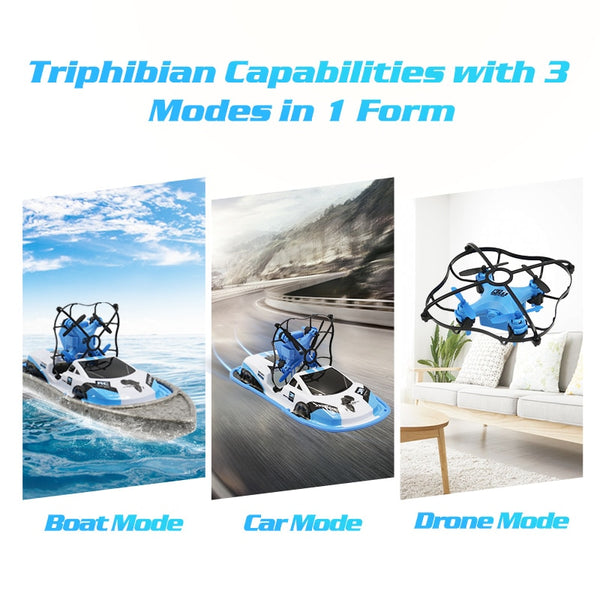 RC Boat Flying Air Boat RC-Controlled Machine Birthday Christmas Gifts Toys for Kids - Shopsteria