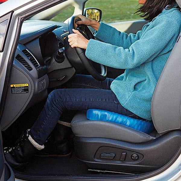 Gel Seat Cushion Double Layer Non-slip Breathable Honeycomb Egg Seat Cushion Ice Pad for Car Office Chair Wheelchair Pain Relief - Shopsteria007