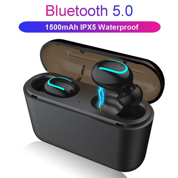 Bluetooth 5.0 Earphones Wireless Headphones Earphone Handsfree Headphone Sports Earbuds Gaming Headset - Shopsteria