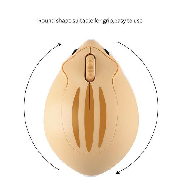 2.4G Wireless Optical Mouse Cute Hamster Cartoon Computer Mice Ergonomic Mini 3D Office Mouse For Kid Girl Gift PC Tablet - Shopsteria