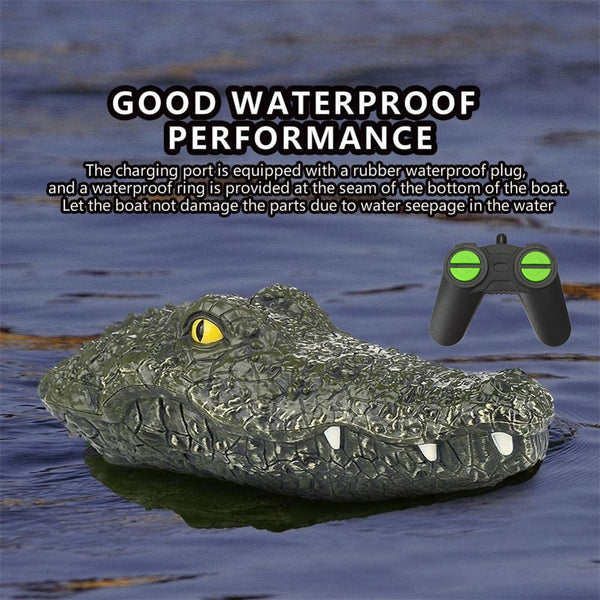 RC Toy Prank Alligator Remote Control Toys Crocodile Head Robot Simulation Animal Scary Toys - Shopsteria