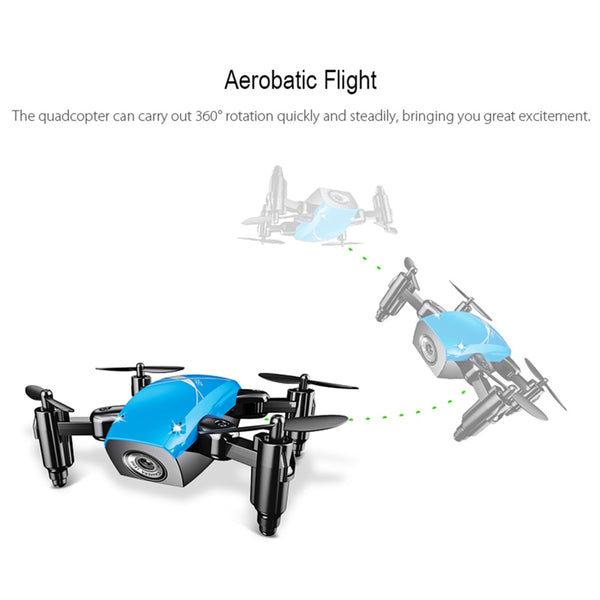 Mini Drone With Options of Camera or No Camera Foldable RC Quadcopter Altitude Hold Helicopter WiFi FPV Micro Pocket Drone - Shopsteria
