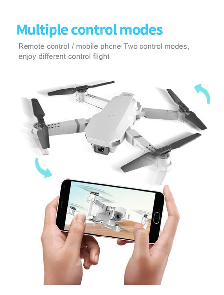 RC Cool Drone Photograph UAV Profesional Quadrocopter with 4K Camera Fixed-Height Folding Unmanned Aerial Vehicle Quadcopter - Shopsteria