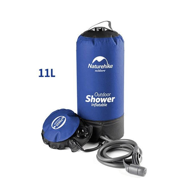 11L Pvc Portable Shower Outdoor Camping Shower Hiking Hydration Water Bag Water Tank Waterbag - Shopsteria
