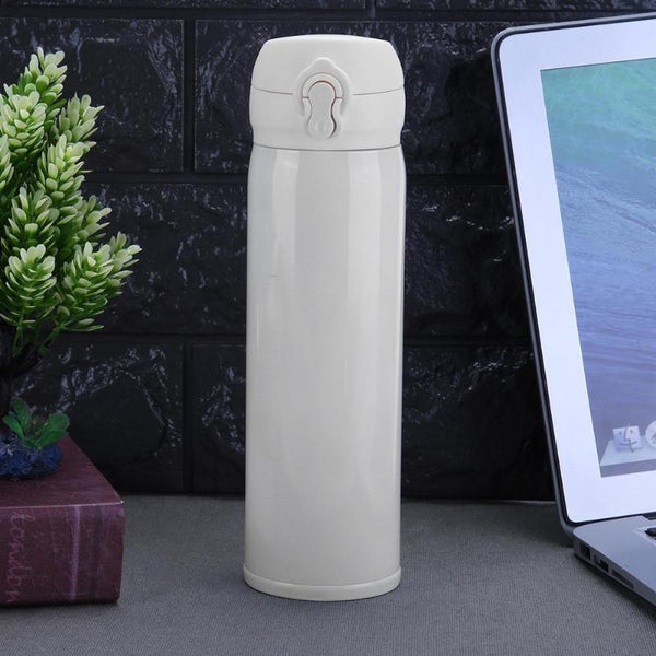 Travel Mug Water Coffee Thermos Stainless Steel Double Wall Thermal Cup - Shopsteria