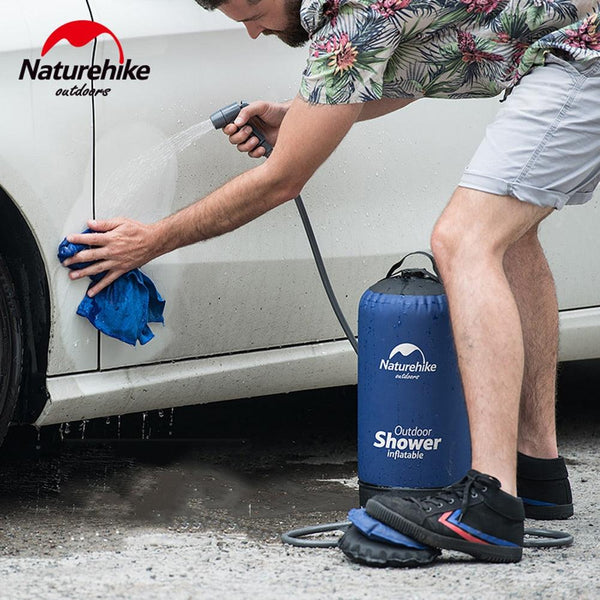 11L Pvc Portable Shower Outdoor Camping Shower Hiking Hydration Water Bag Water Tank Waterbag - Shopsteria