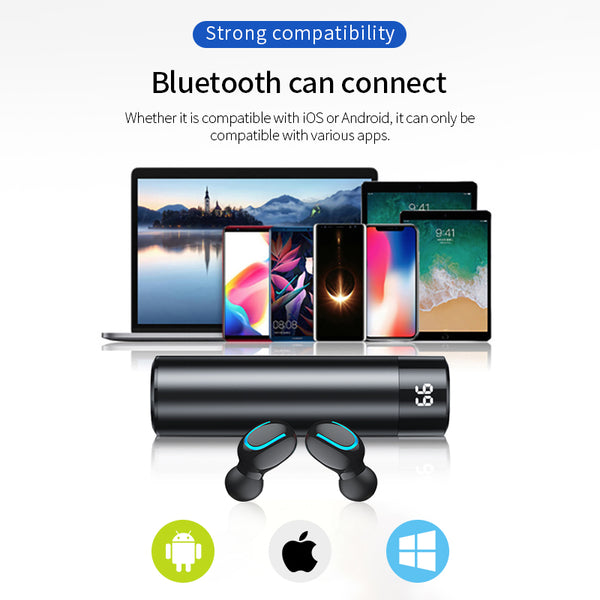 Q67 TWS Wireless Earbuds 3D Stereo Mini Bluetooth Earphone 5.0 With Dual Mic Sports Waterproof Earphones Auto Pairing Headset - Shopsteria
